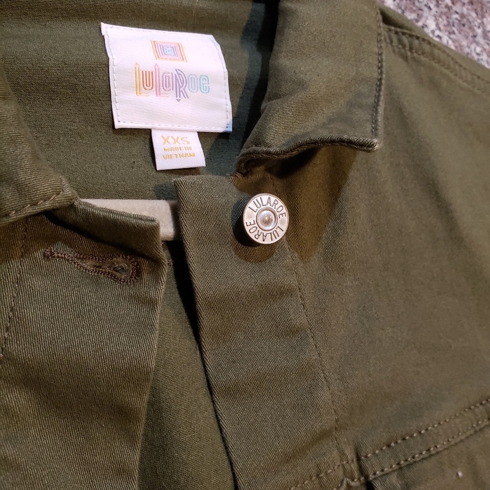 Lularoe xxs olive green harvey